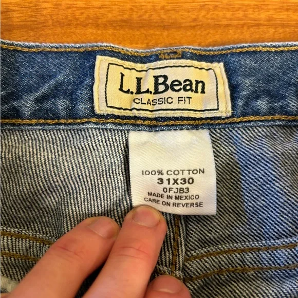 Vintage LL Bean Jeans 31x30 - Picture 5 of 7